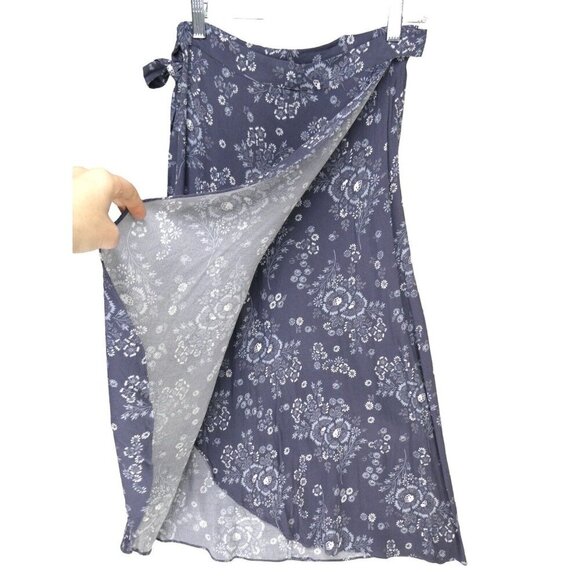 Madewell Wrap Midi Skirt Size 6 Floral Boho Cottage ($108)‎ - Picture 6 of 14